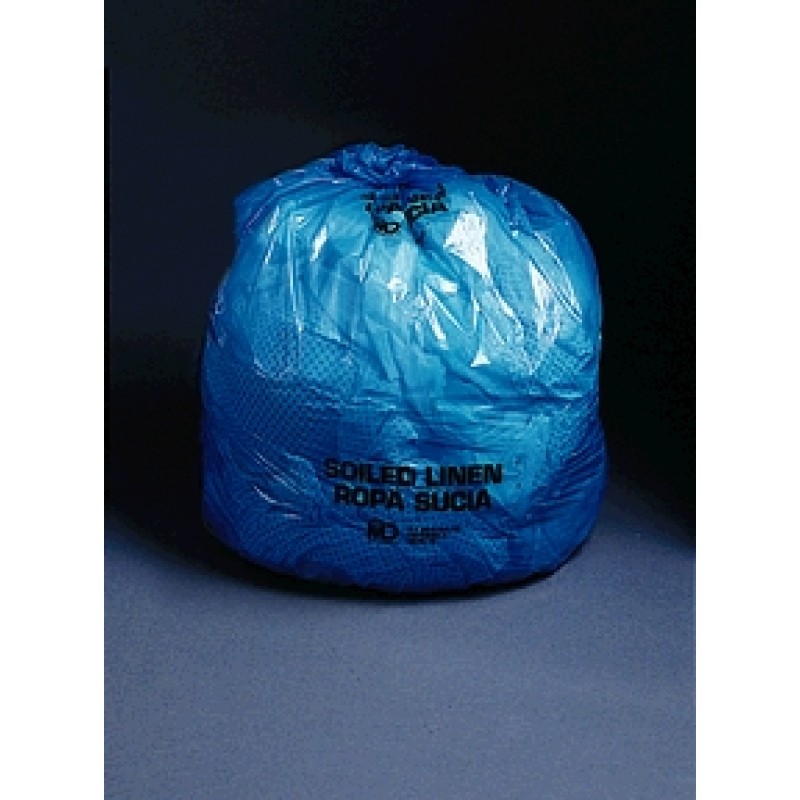Bag Soiled Linen Sure-Seal Blue 1.2Mil Laundry Bag 20 to 30 gal. Capacity 30.5 X 41 Inch Blue/Black (25/RL 4RL/CS) by Medical Action Industries  ID 288